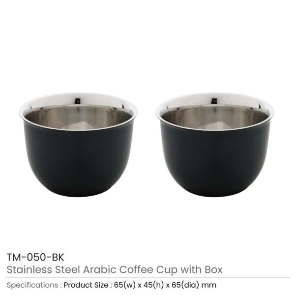 Arabic Coffee Cups 2 Pcs Sets - Image 4