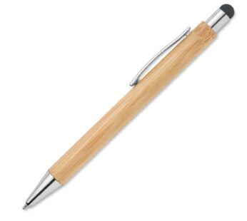 Bamboo Pens with Stylus & Blue Color Ink
