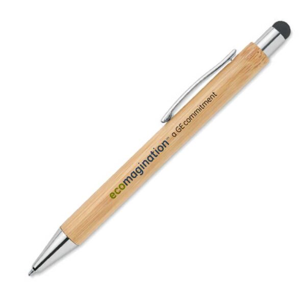Bamboo Pens with Stylus & Blue Color Ink - Image 3