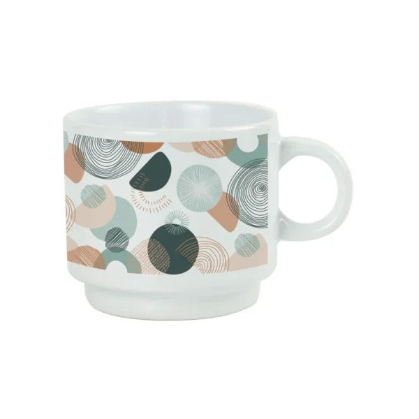 Ceramic Cups 10 Oz Glossy Finish White Color - Image 3