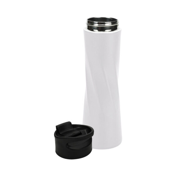 Double Wall SS Bottles Slim Waist Design Flip top Lid 500ml - Image 6
