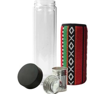 Double Wall Glass Bottles with SADU Sleeve 500ml
