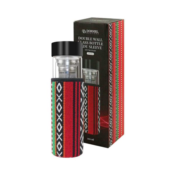 Double Wall Glass Bottles with SADU Sleeve 500ml - Image 2