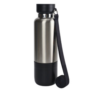 Multi-function SS Bottles, Double Wall, Base Cup, Lanyard, 500ml