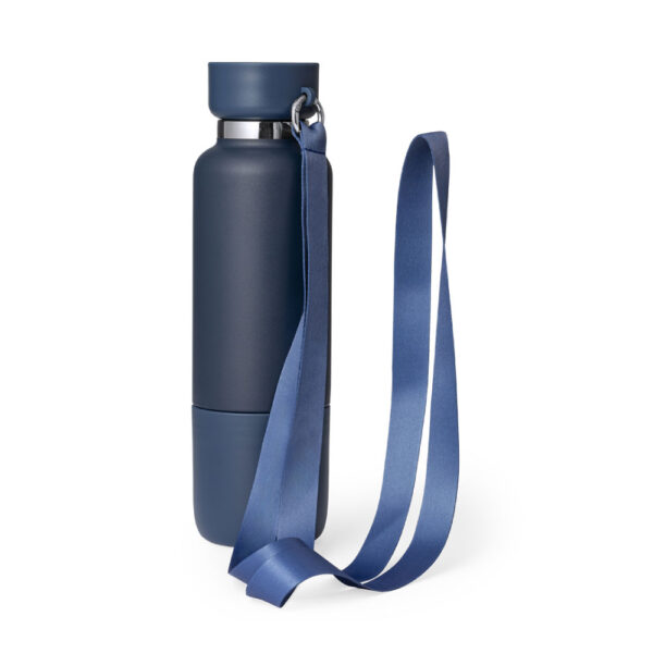 Multi-function SS Bottles, Double Wall, Base Cup, Lanyard, 500ml - Image 6