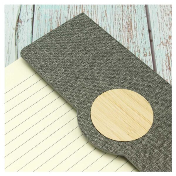 A5 RPET Notebooks with Bamboo & Magnetic Closure - Image 2