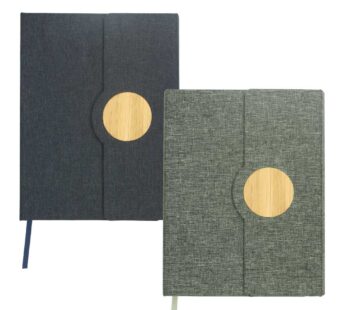 A5 RPET Notebooks with Bamboo & Magnetic Closure