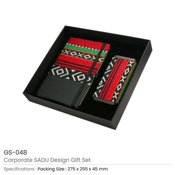 SADU Design Corporate Gift Sets with Notebook & Powerbank - Image 2